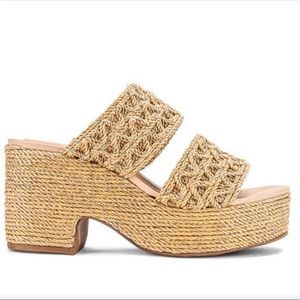 House of Harlow 1960 x REVOLVE Birdie Heel in Natural Size 8